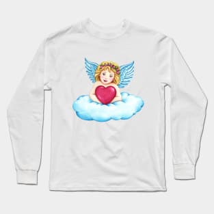 Sweet Valentines Heart Long Sleeve T-Shirt